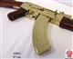 Replika samopalu AK-47 Kalašnikov "gold"