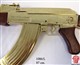 Replika samopalu AK-47 Kalašnikov "gold"