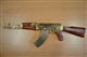 Replika samopalu AK-47 Kalašnikov "gold"