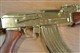 Replika samopalu AK-47 Kalašnikov "gold"