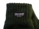Pletené rukavice bez prstů - palčáky zelené