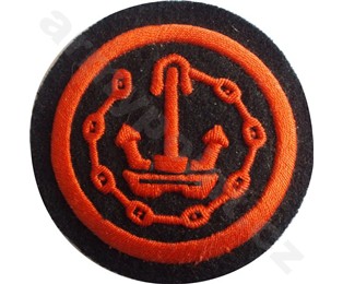 Nažehlovací symbol příslušnosti - Oddíl všeobecných služeb Nám. Pěchoty (kulatá)