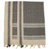 Šátek Palestina béžovo-černá