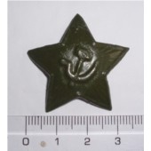 Odznak - polní hvězda maskovací barvy velká 30mm